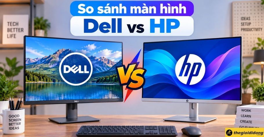 So sánh màn hình Dell và HP: Nên chọn hãng nào phù hợp nhu cầu?