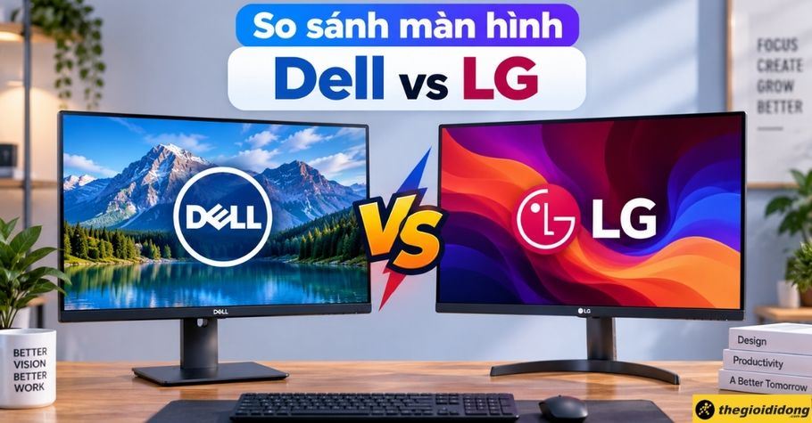 So sánh màn hình Dell và LG: Nên chọn loại nào phù hợp?
