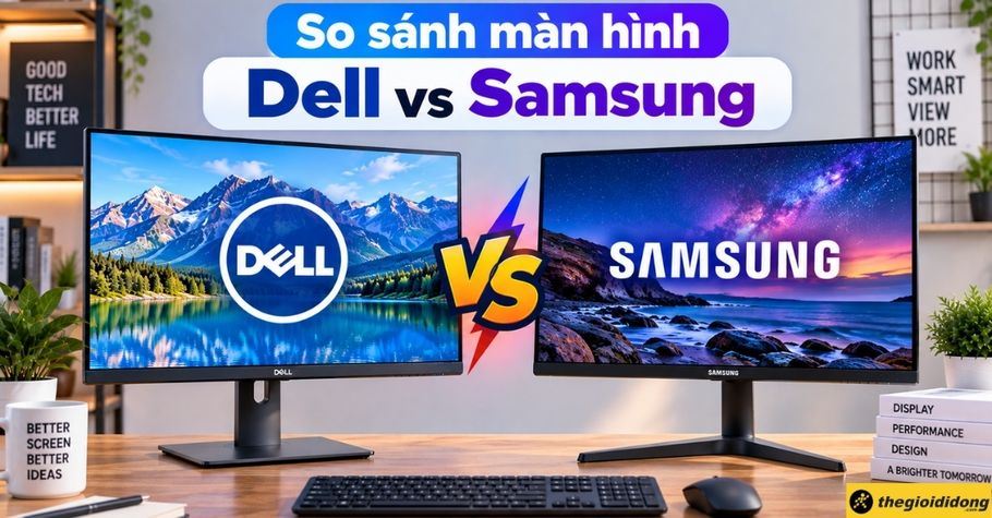 So sánh màn hình Dell và Samsung: Nên chọn hãng nào tối ưu nhu cầu?