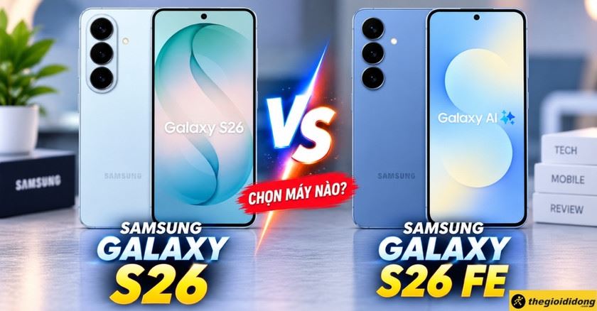 So sánh Samsung Galaxy S26 với Galaxy S26 FE: Chọn máy nào phù hợp?