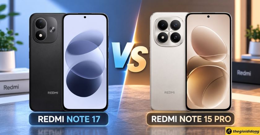 So sánh Xiaomi Redmi Note 17 với Redmi Note 15 Pro: Chọn mẫu nào?