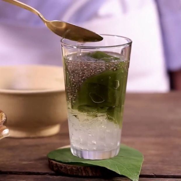 Cách làm sương sâm không cần nang mực bằng hộp đựng thực phẩm