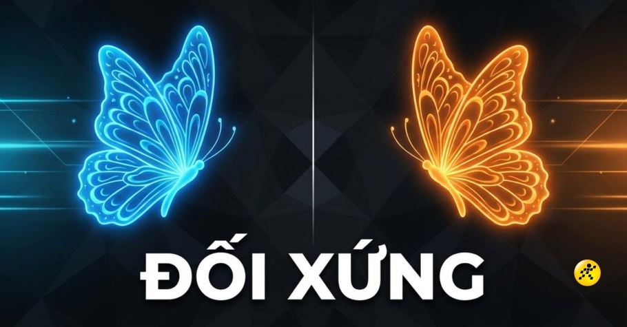 Tâm đối xứng là gì? Cách nhận biết, ứng dụng, bài tập chi tiết 