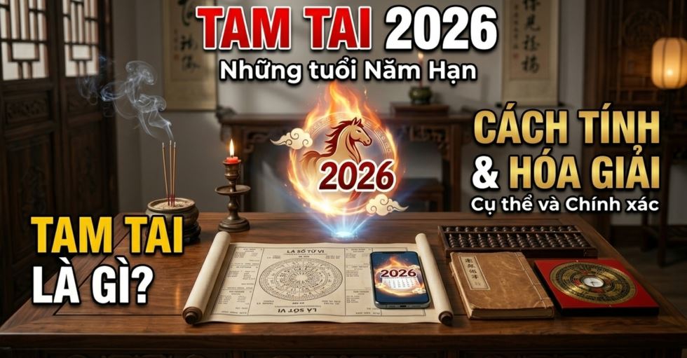 Tam tai là gì? Tuổi hạn tam tai 2026, cách tính, hóa giải chuẩn nhất
