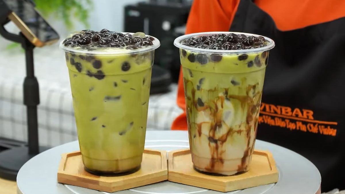 Trà sữa matcha trân châu