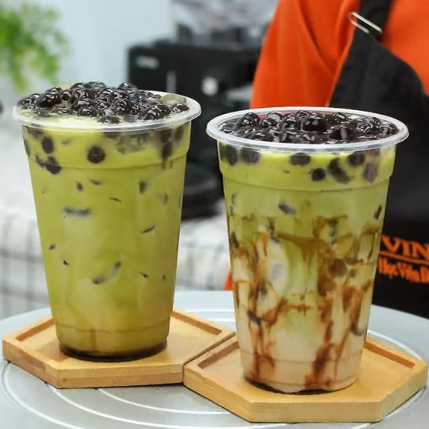 Trà sữa matcha trân châu