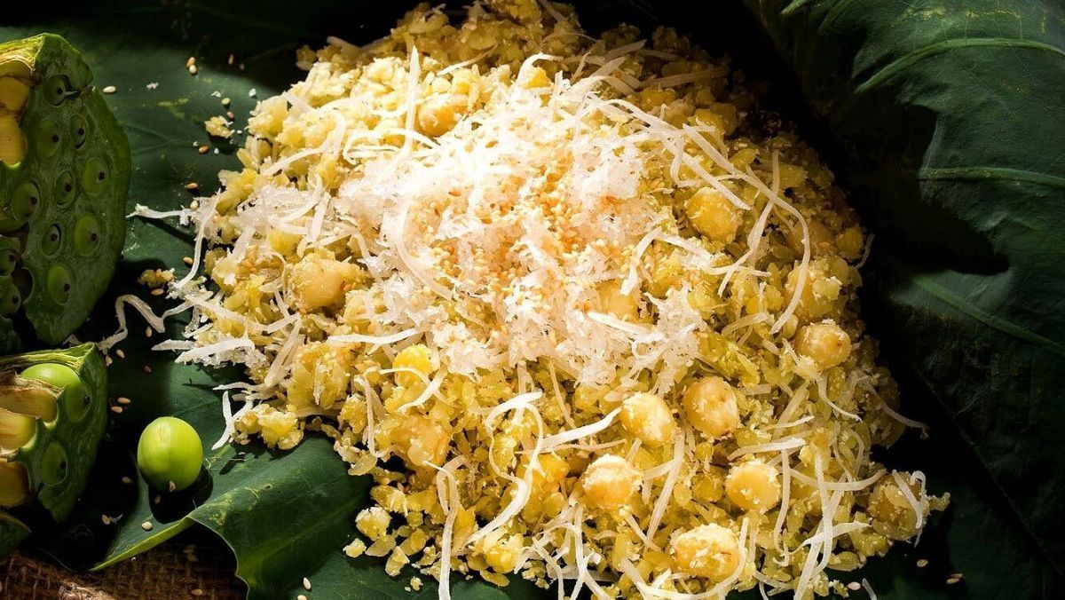 Xôi ngô dừa