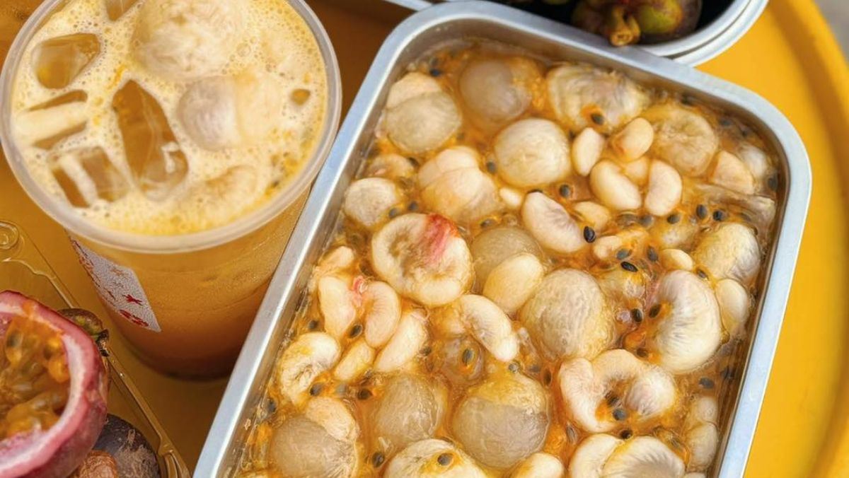Trà măng cụt chanh dây
