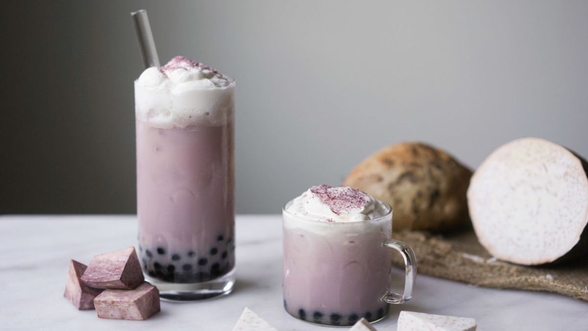 Trà sữa khoai môn tươi