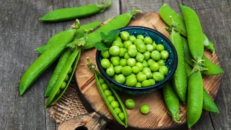 Đậu hà lan chứa cả chất xơ không hòa tan và hòa tan giúp cải thiện tình trạng táo bón