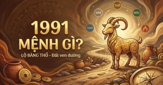 Nam, nữ tuổi Tân Mùi 1991 mệnh gì, hợp màu gì?