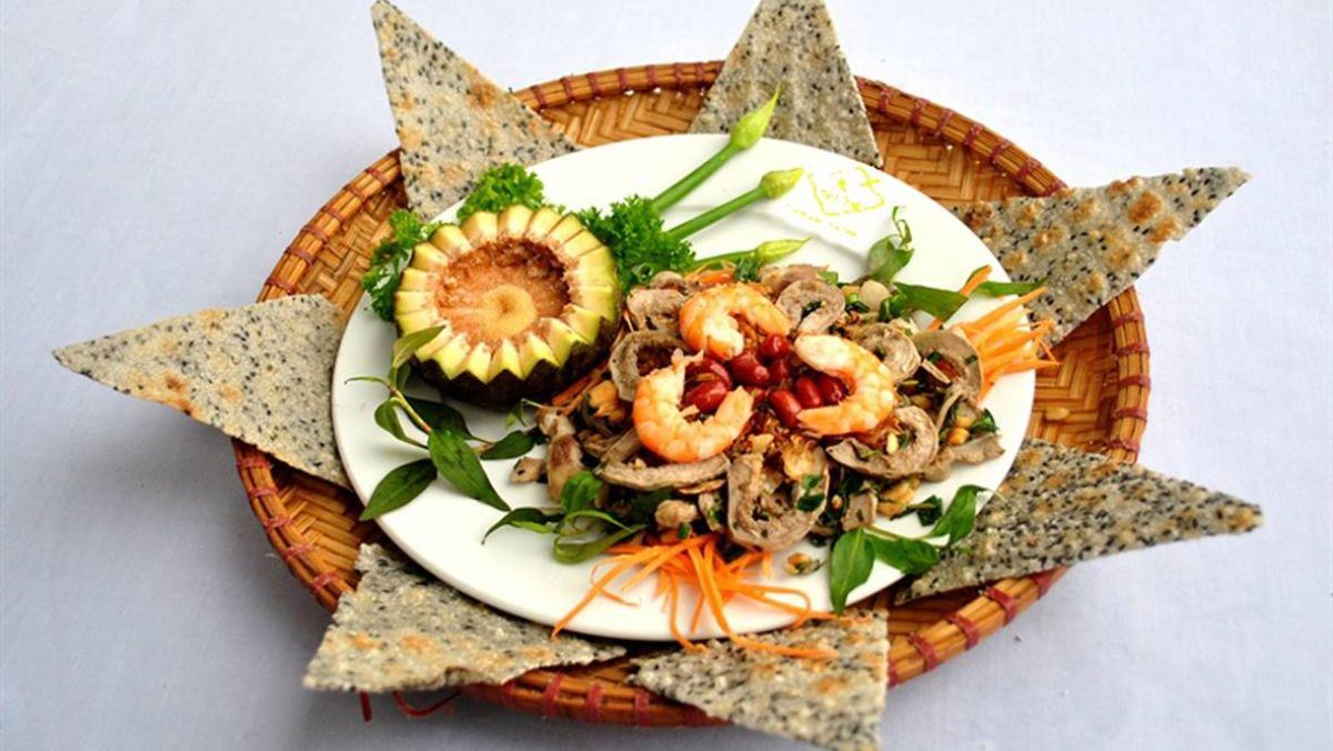 Vả trộn tôm thịt