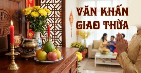 Văn khấn giao thừa 2026 trong nhà, ngoài trời chuẩn nhất