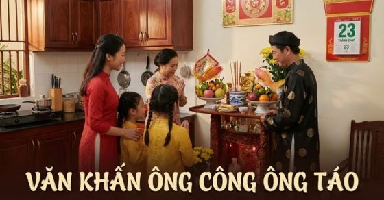 Văn khấn ông Công ông Táo 2026 đầy đủ và chi tiết