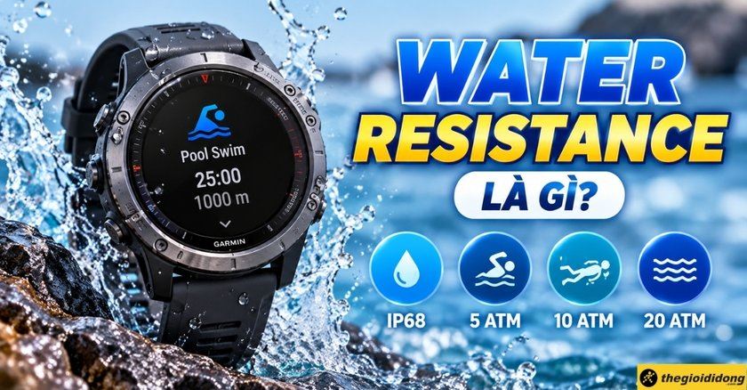 Water Resistance là gì? Ý nghĩa các mức chống nước trên smartwatch
