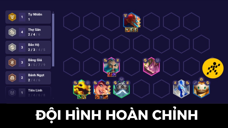 Đội hình Ngộ Không Thợ Săn Hoàn Chỉnh