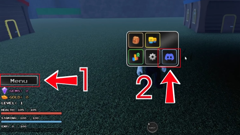 Chọn Menu sau đ&oacute; chọn Discord