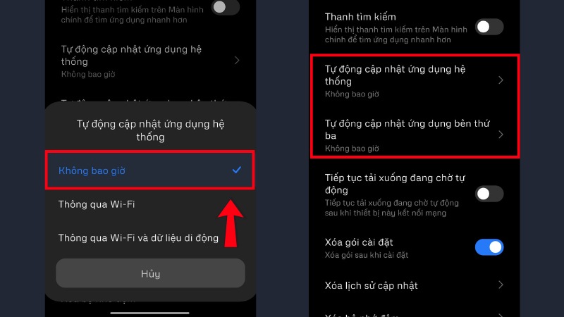 Chỉnh sang Không bao giờ Chỉnh sang Không bao giờ