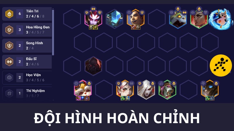 Cách nghịch tặc team hình Tiên Tri ĐTCL Mùa 13 Hoàn Chỉnh