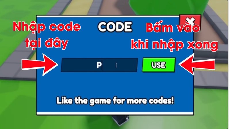 Bấm Use để nhận qu&agrave;