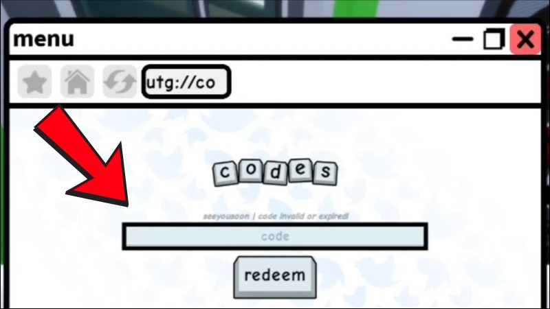 Nhập code v&agrave; bấm Reedem nhận qu&agrave;