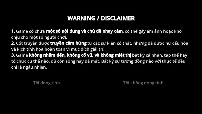 Đọc v&agrave; đồng &yacute; với cảnh b&aacute;o nội dung