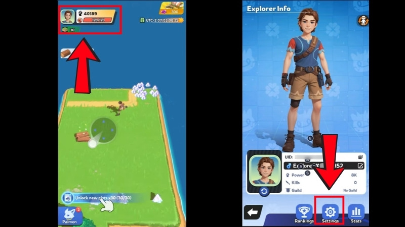 Bấm chọn v&agrave;o Avatar v&agrave; chọn v&agrave;o Settings 