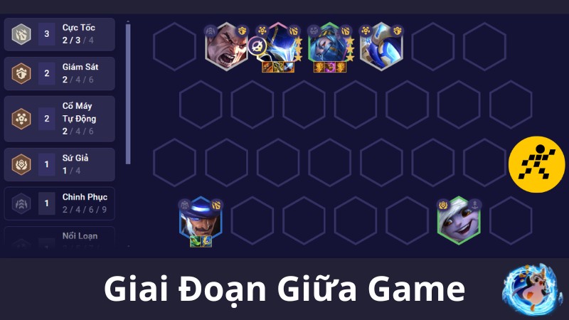 C&aacute;ch chơi đội h&igrave;nh Cực Tốc ĐTCL M&ugrave;a 13 Giữa Game