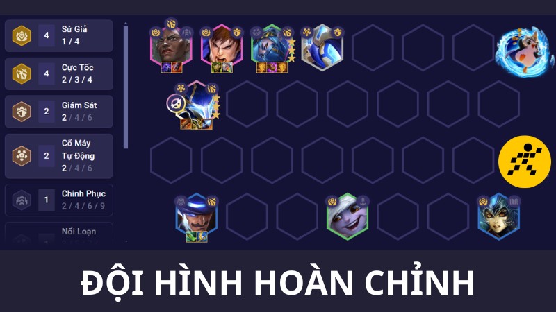 Cách nghịch tặc team hình Cực Tốc ĐTCL Mùa 13 Hoàn Chỉnh