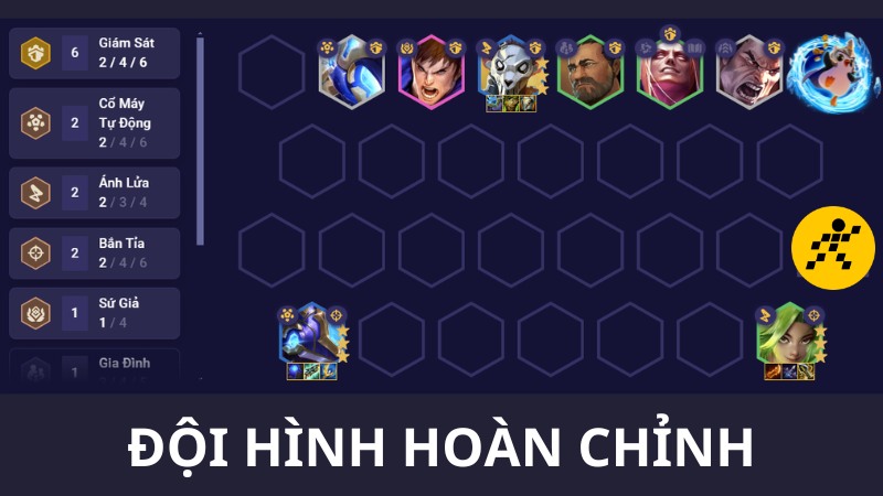 Cách nghịch tặc team hình Giám Sát ĐTCL Mùa 13 Hoàn Chỉnh