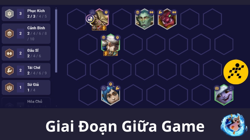 C&aacute;ch chơi đội h&igrave;nh Phục K&iacute;ch ĐTCL M&ugrave;a 13 Giữa Game