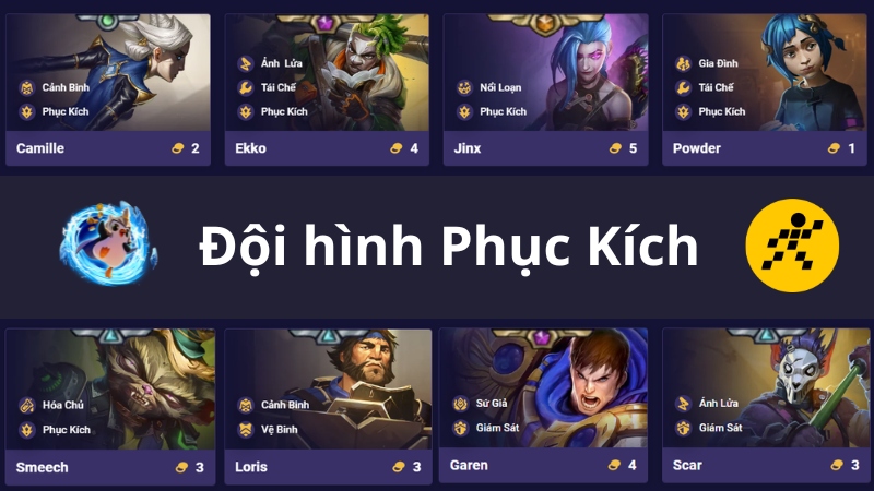 Đội h&igrave;nh Phục K&iacute;ch ĐTCL M&ugrave;a 13