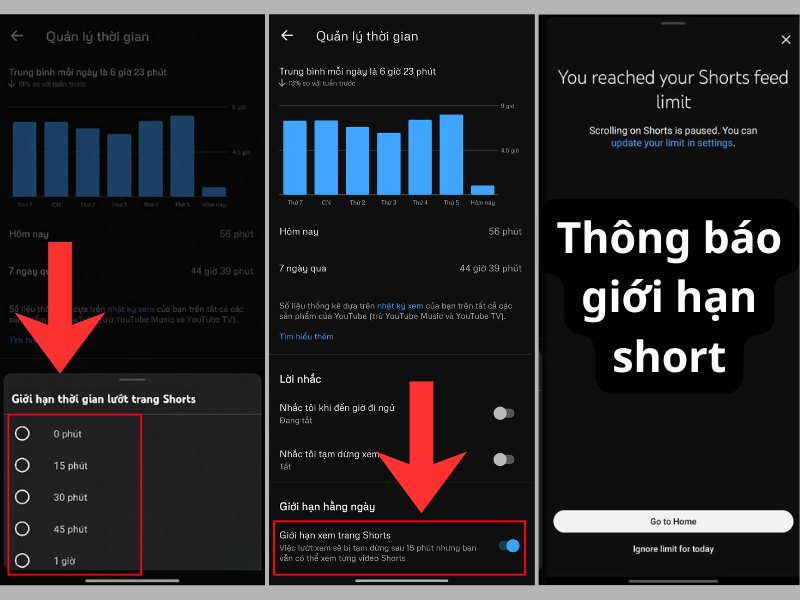 Chọn mốc thời gian theo nhu cầu