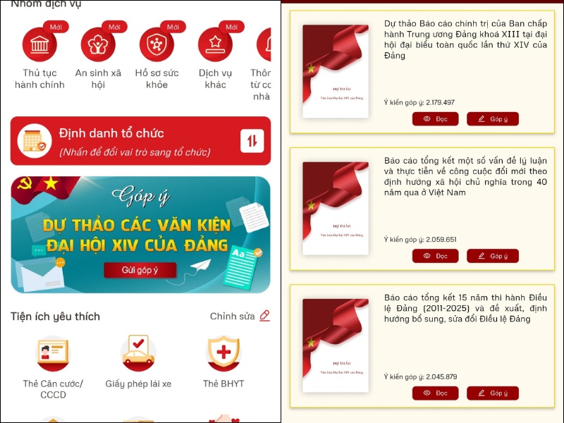 Chọn vào phần Chọn vào phần