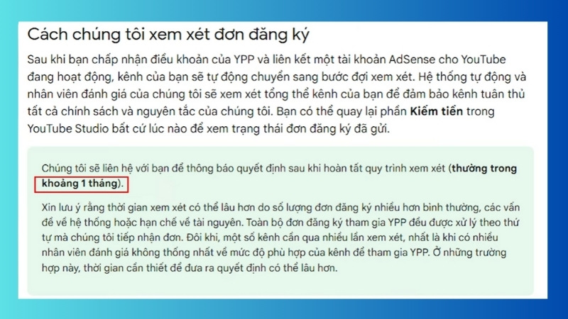 Nếu được chấp thuận, mục &ldquo;Doanh thu ước t&iacute;nh&rdquo; sẽ xuất hiện trong YouTube Studio