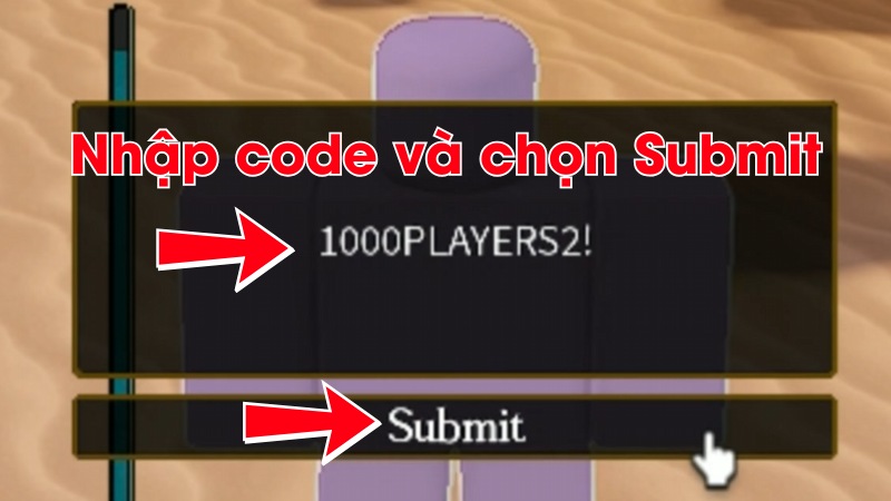 hập code tại bảng vừa hiển thị (k&eacute;o l&ecirc;n ph&iacute;a tr&ecirc;n b&agrave;i viết n&agrave;y để lấy code). Bấm Submit để nhận qu&agrave;.