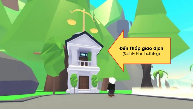 Chạy đến Th&aacute;p Giao dịch (Safety Hub building)