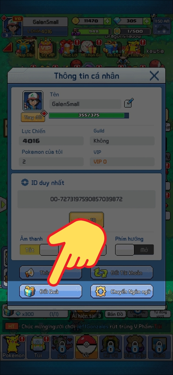 Chọn Đổi qu&agrave;