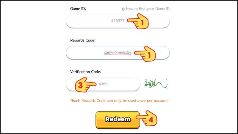 Tiến hành nhập code game Capybara Go Tiến hành nhập code game Capybara Go