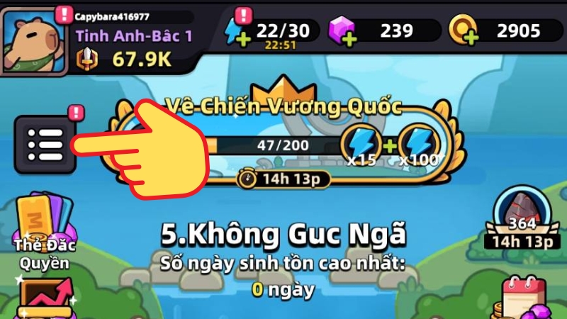 Chọn Menu Chọn Menu