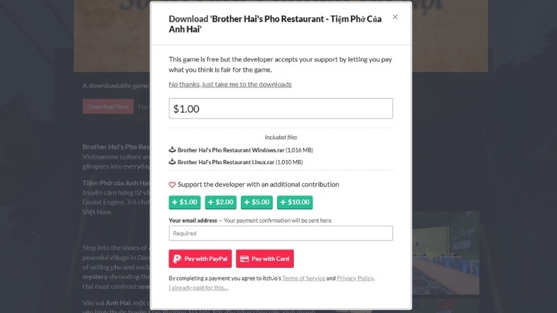 Chọn &nbsp;&ldquo;No thanks, just take me to the downloads&rdquo; để t&atilde;i về miễn ph&iacute;.