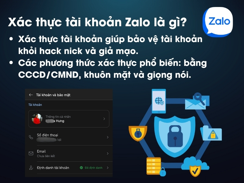 Kh&aacute;i niệm x&aacute;c thực t&agrave;i khoản Zalo