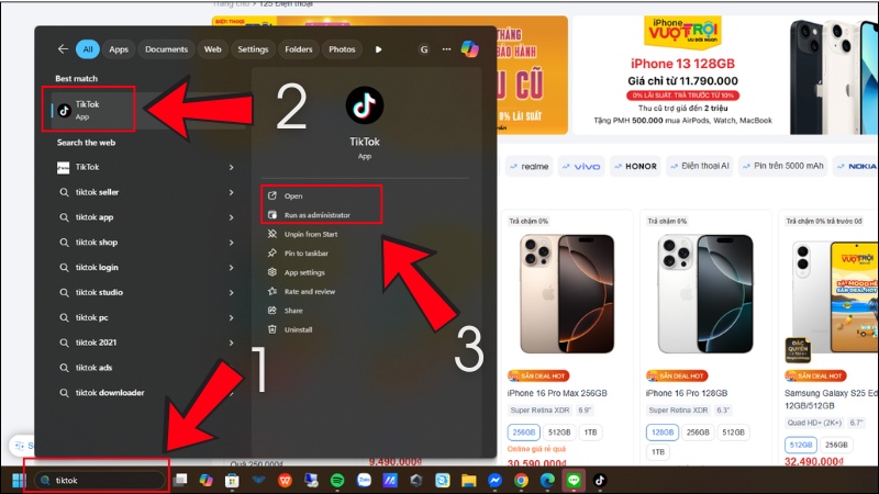 cài đặt Tiktok trên máy tính bước cài đặt Tiktok trên máy tính bước