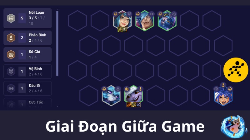 Cách chơi đội hình Nổi Loạn DTCL Mùa 13 Giữa Game Cách chơi đội hình Nổi Loạn DTCL Mùa 13 Giữa Game