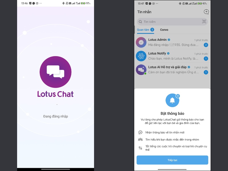 Ứng dụng tự động đăng nhập v&agrave;o.