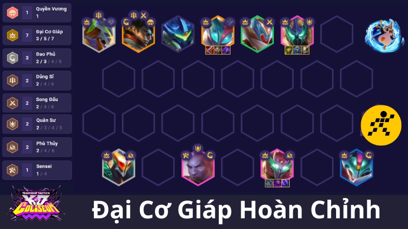 Cách chơi đội hình Đại Cơ Giáp ĐTCL Mùa 15 cuối Game