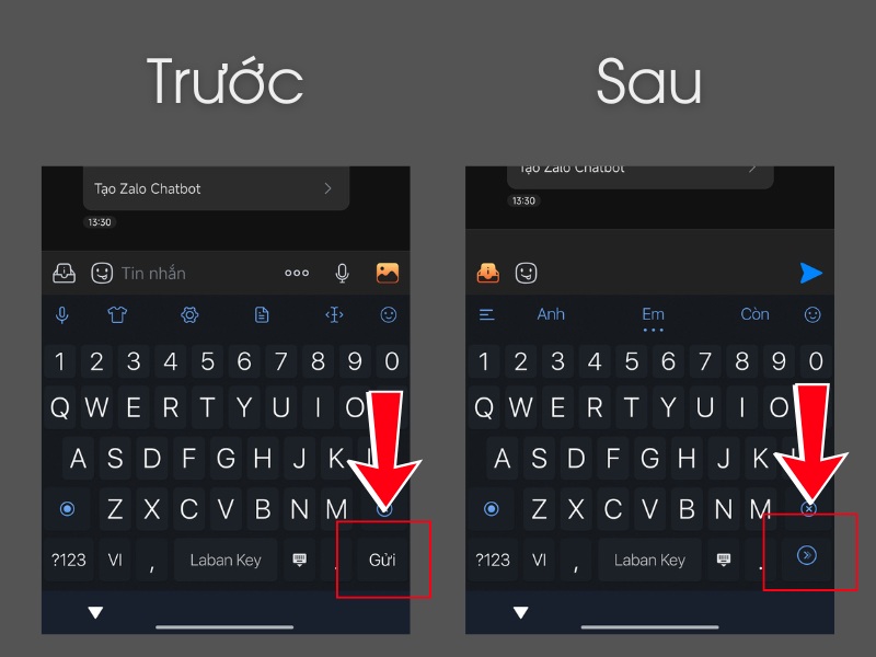 Kiểm tra lại trong phần tin nhắn Zalo xem đ&atilde; c&oacute; đổi hay chưa