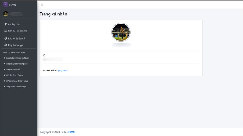 Giao diện chính của ứng dụng Giao diện chính của ứng dụng