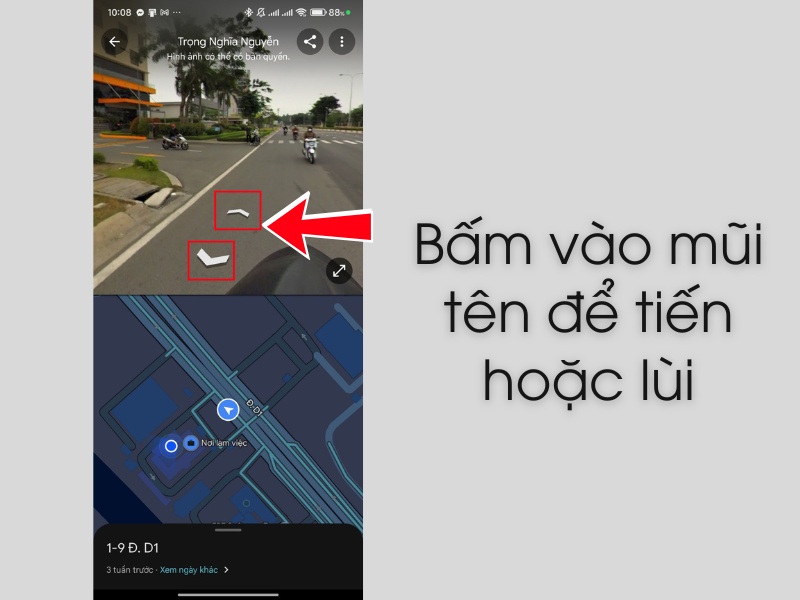 Bấm v&agrave;o mũi t&ecirc;n để tiến hoặc l&ugrave;i