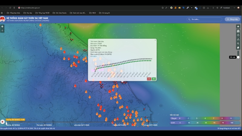 Hệ thống giám sát thiên tai Việt Nam do chính phủ phát hành Hệ thống giám sát thiên tai Việt Nam do chính phủ phát hành
